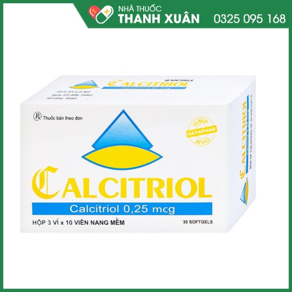 Calcitriol điều trị loãng xương mãn kinh